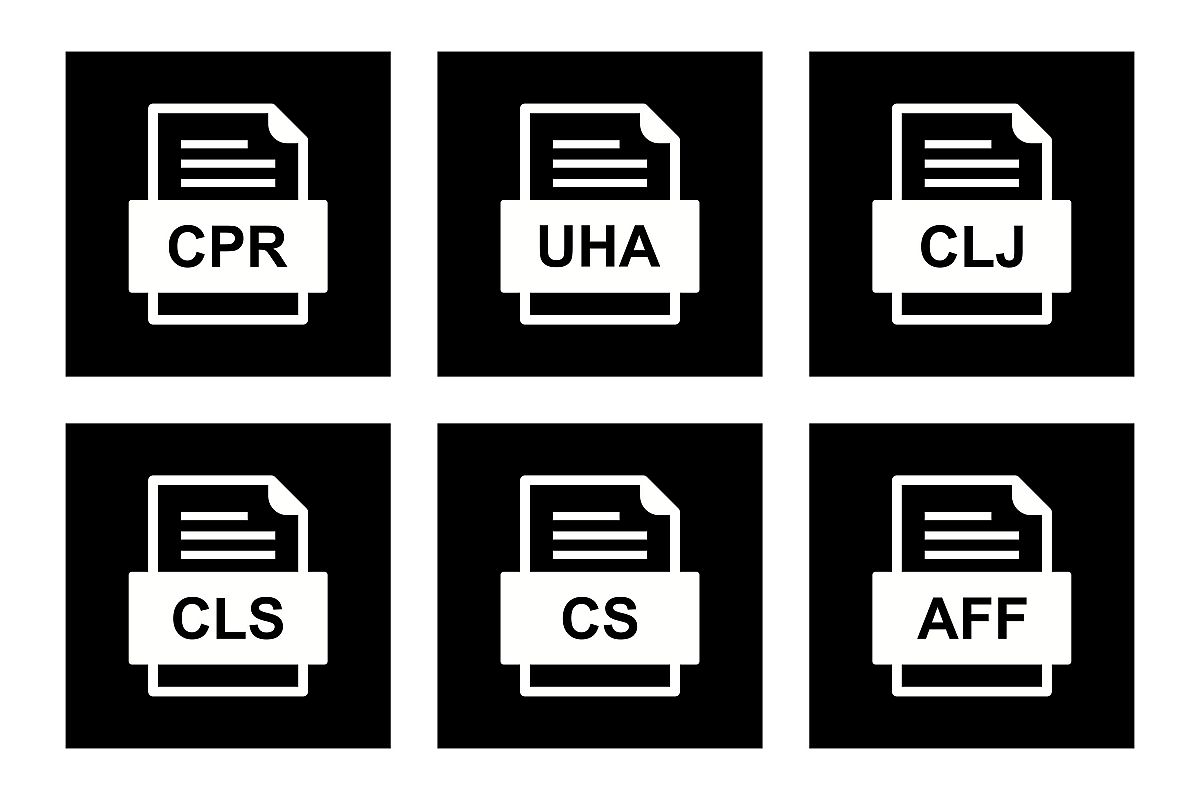 Set Of File Formats Icons example image 1