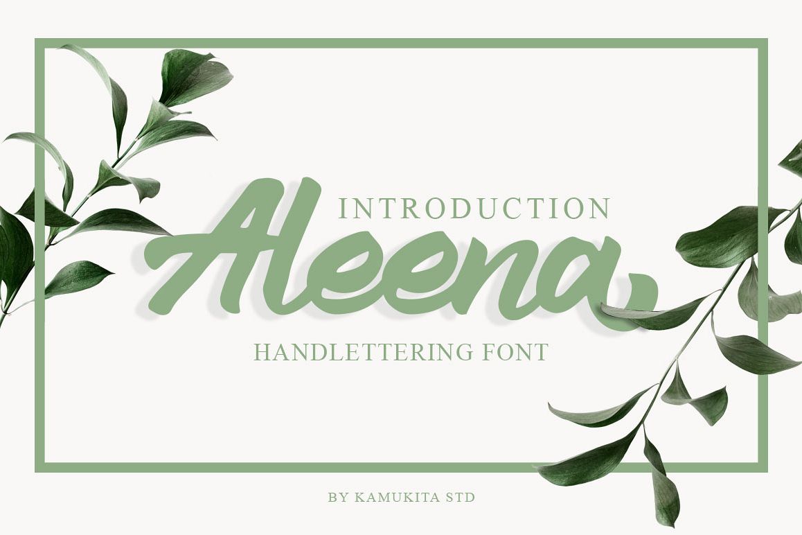 Aleena Handlettering Font example image 1
