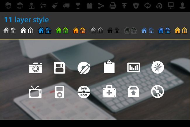 Icons(192 Vector Icons) example image 1