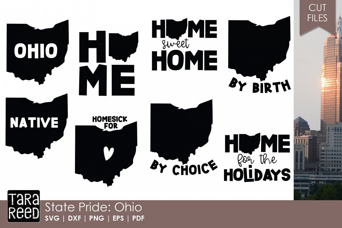 Download Ohio SVG and Cut Files for Crafters