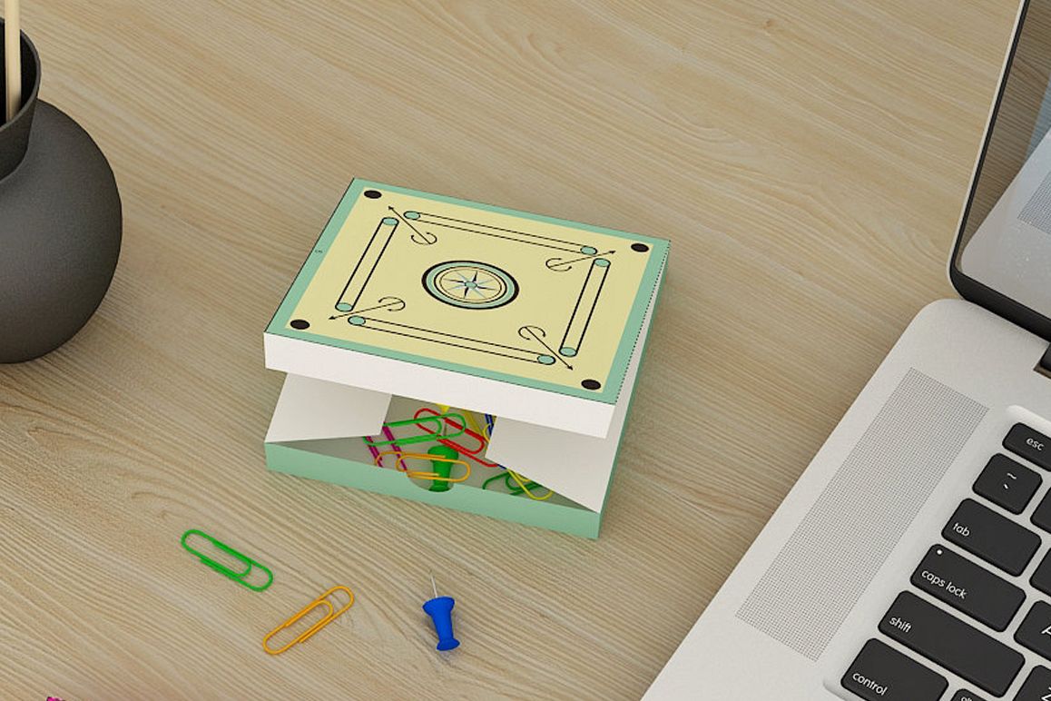 DIY Carron favor - 3d papercraft example image 1