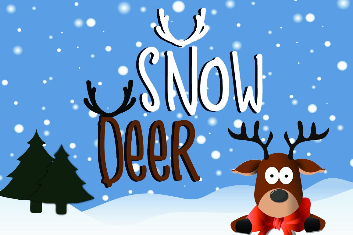 Snow Deer example image 1