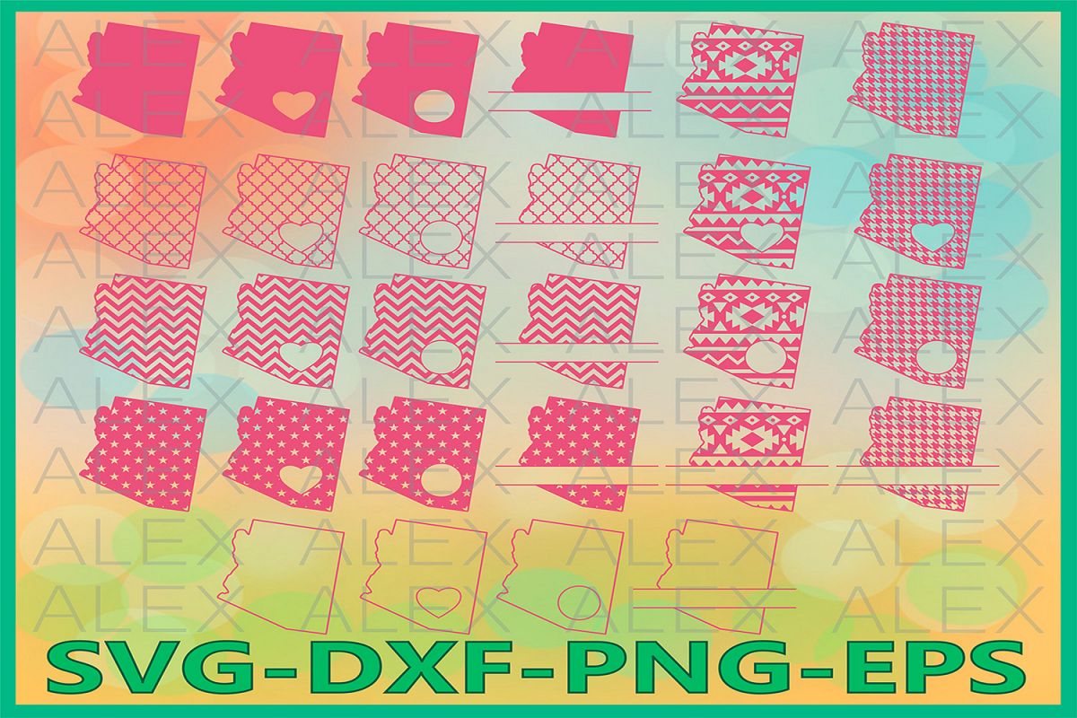 Arizona State SVG, Arizona SVG files for Cricut, Arizona Svg example image 1