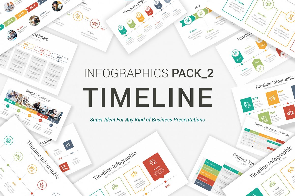 Keynote Timeline Infographics Pack-2 example image 1