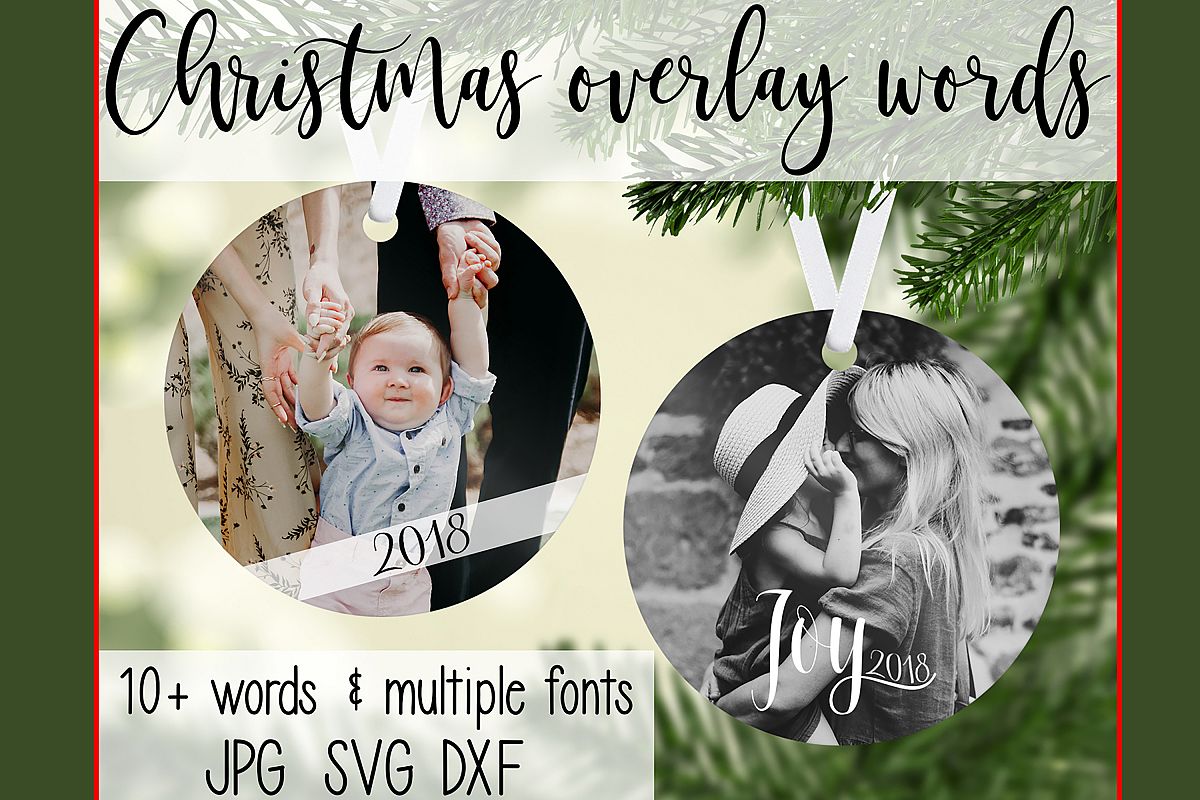 Christmas Overlay Words example image 1