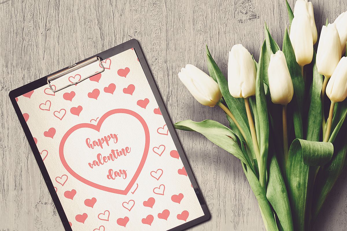 Valentine A4 Letter Mock-up #4 example image 1