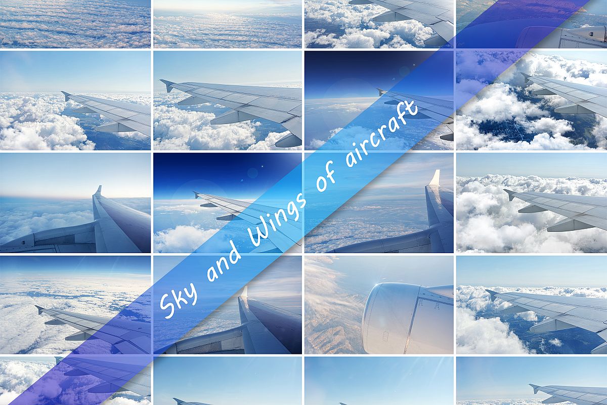 20 Photos clouds and wings of airplanes example image 1