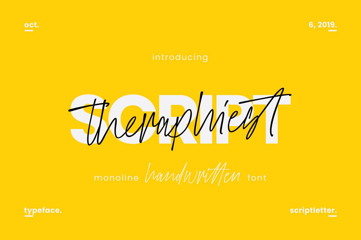 Theraphiest Font example image 1