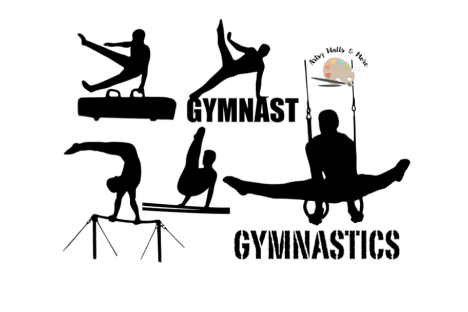 Download Male Gymnastics svg cut file male gymnast silhouette ...