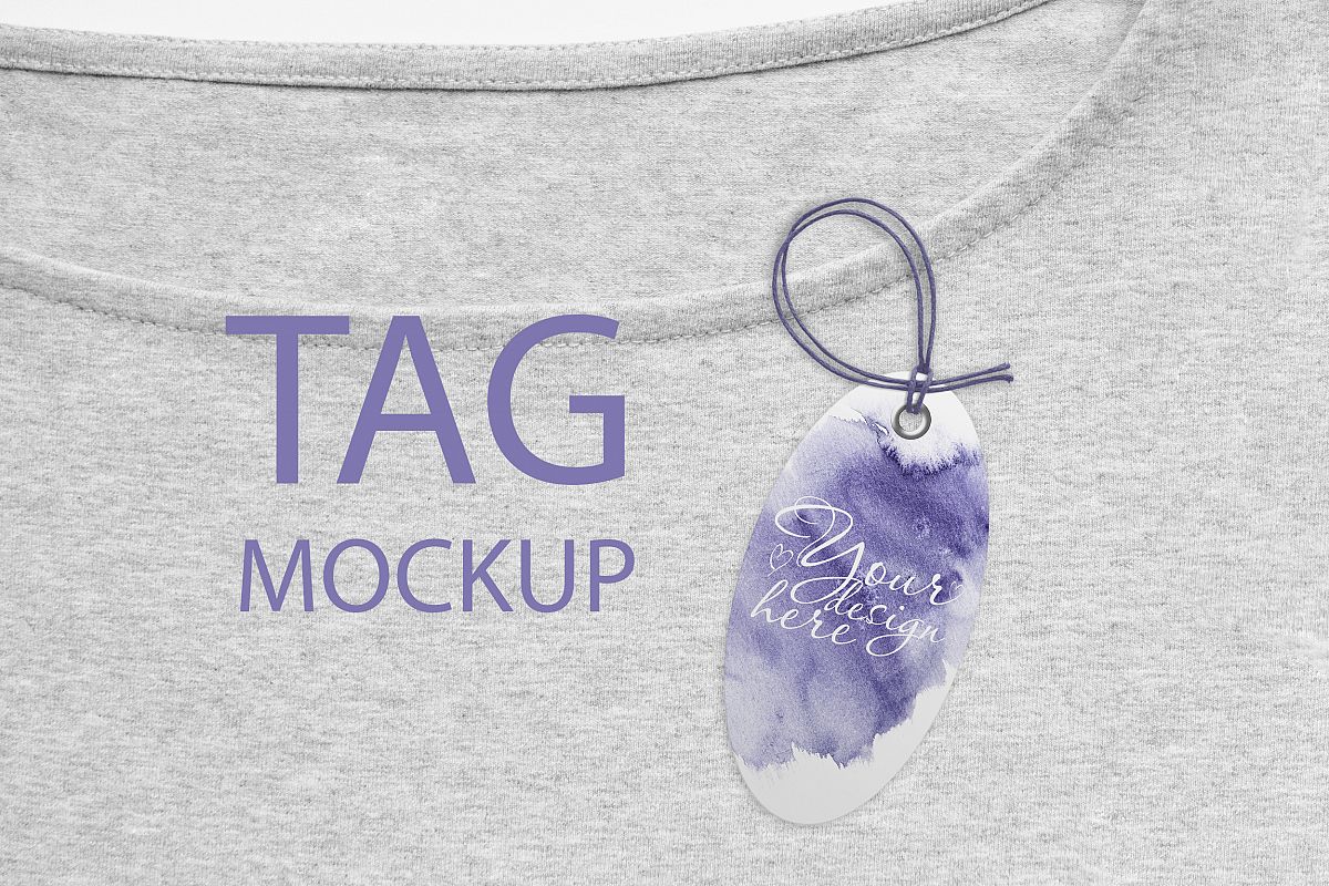 Label tag mockup example image 1