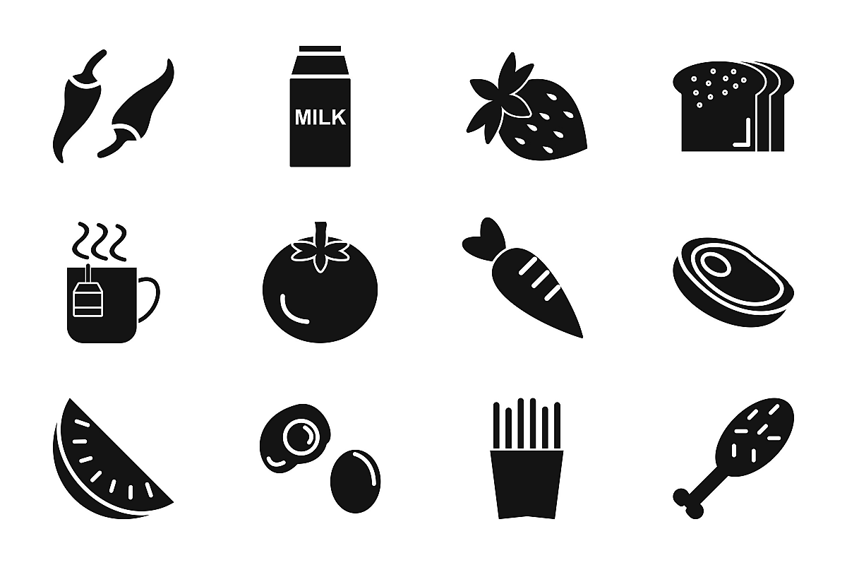 Set Of Food Icons example image 1