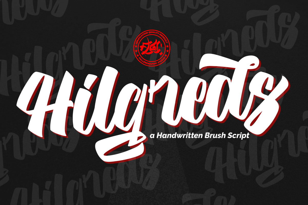 Hilgreds Script Font example image 1