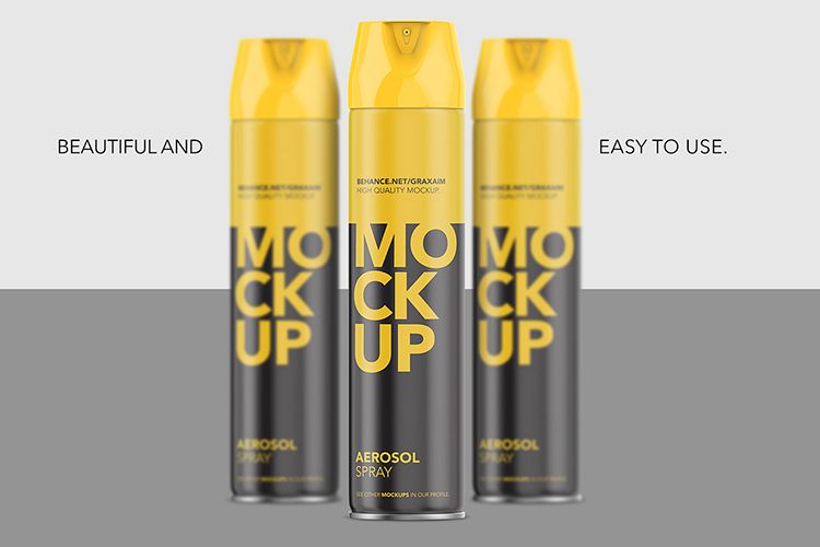 Aerosol Spray Matte Front Mockup Tall example image 1