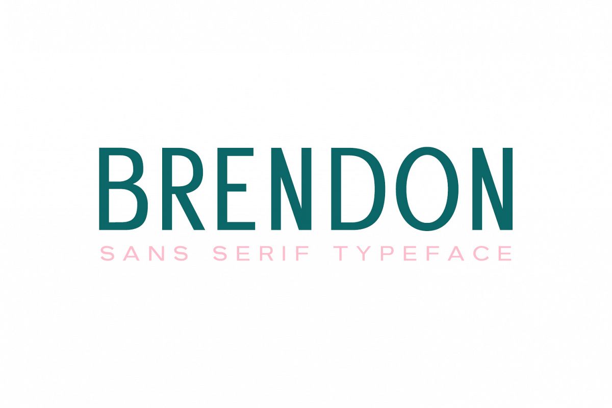 Brendon Sans Serif Typeface example image 1