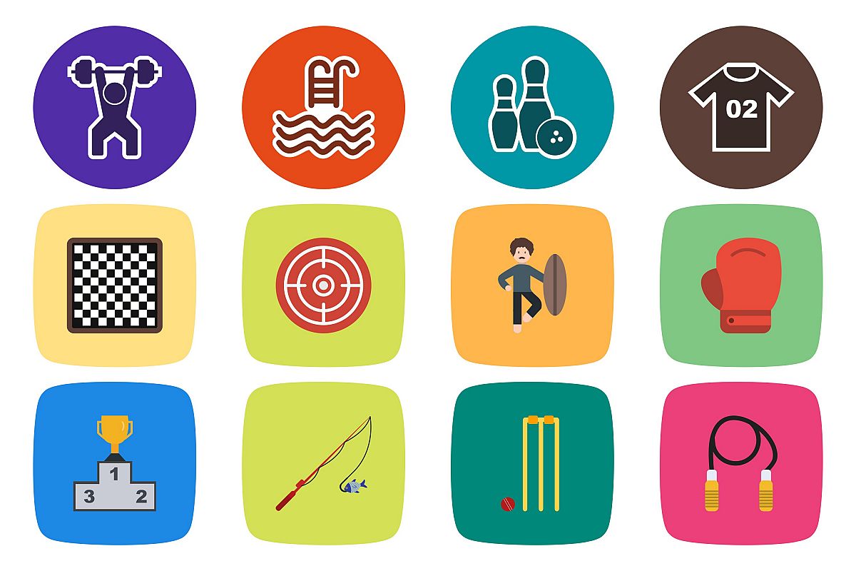 Set Of Sports And Game Icons example image 1
