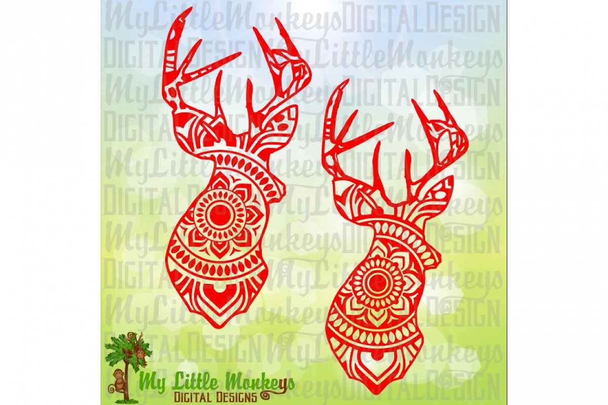 Deer Head Mandala example image 1