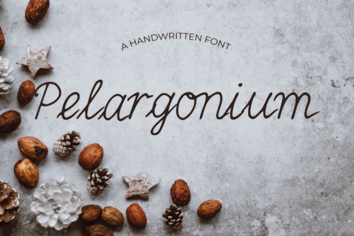 Pelargonium Font example image 1