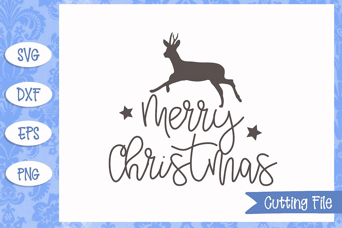 Merry Christmas cut File example image 1