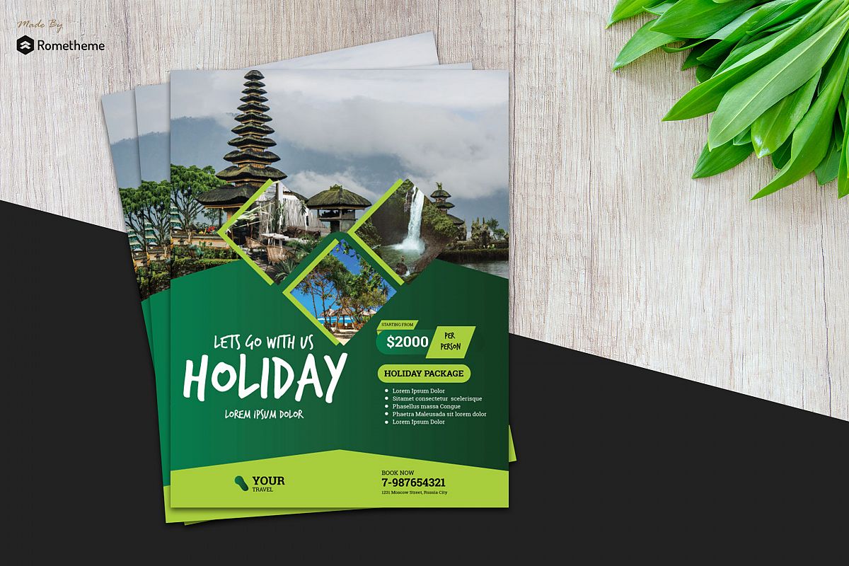 Holiday Travel Flyer vol. 03 example image 1
