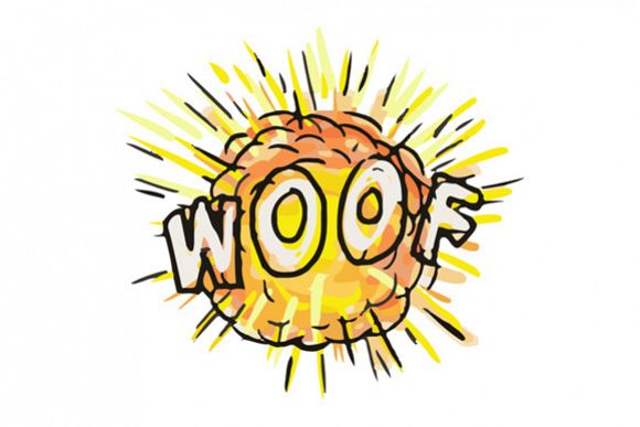 Explosion Woof Cartoon example image 1