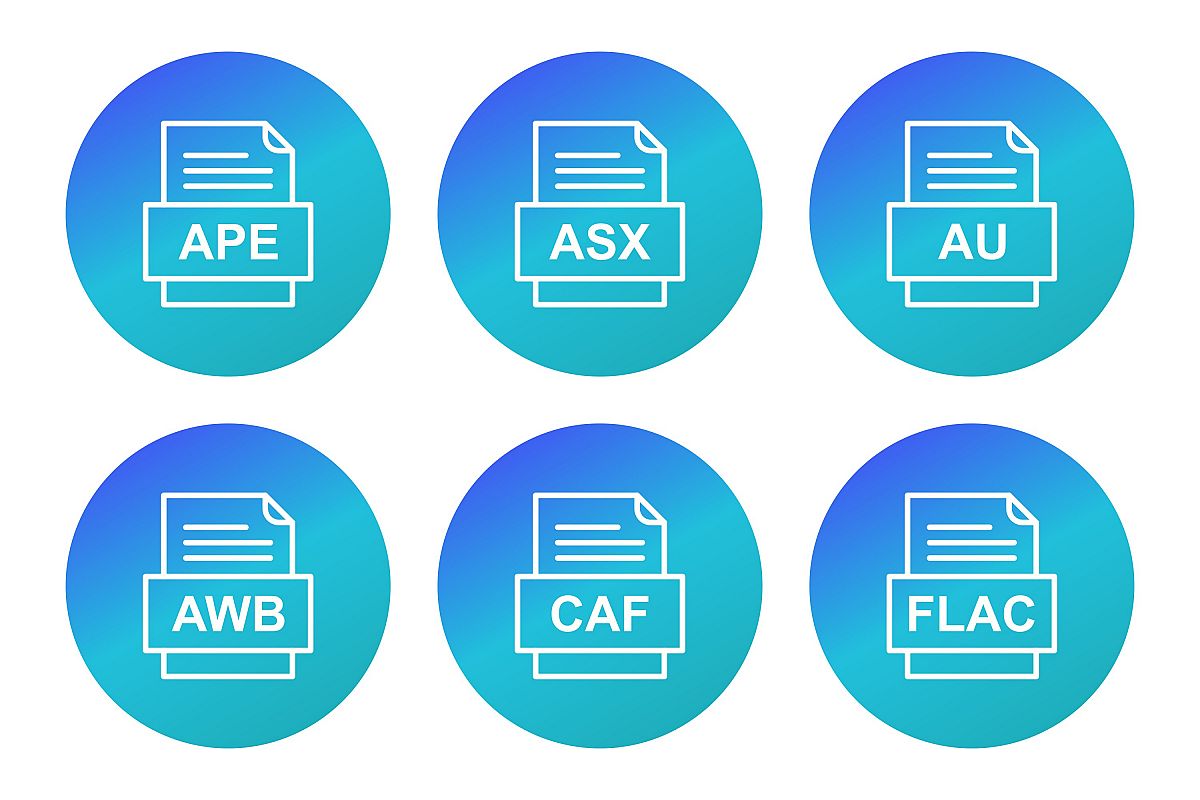 Set Of File Formats Icons example image 1