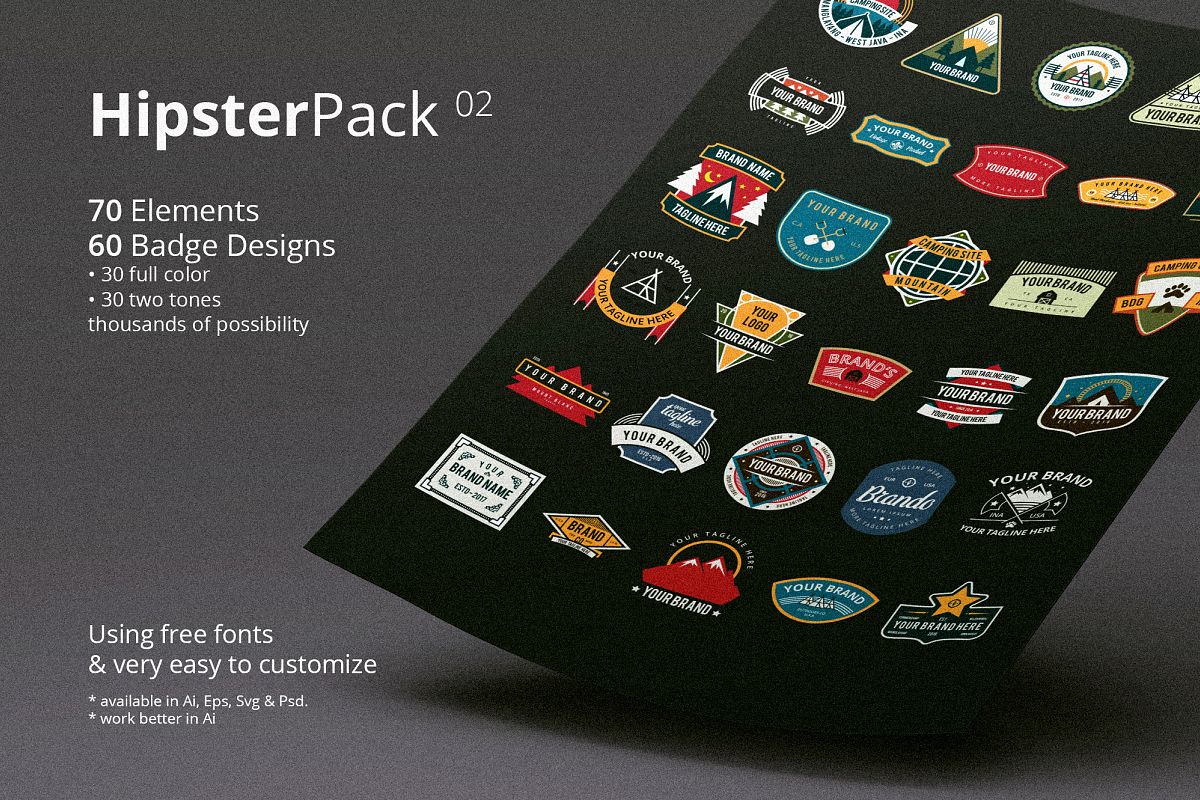 Hipster Pack 02 example image 1