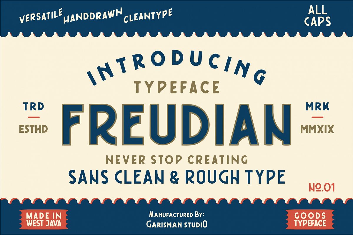 FREUDIAN TYPEFACE example image 1