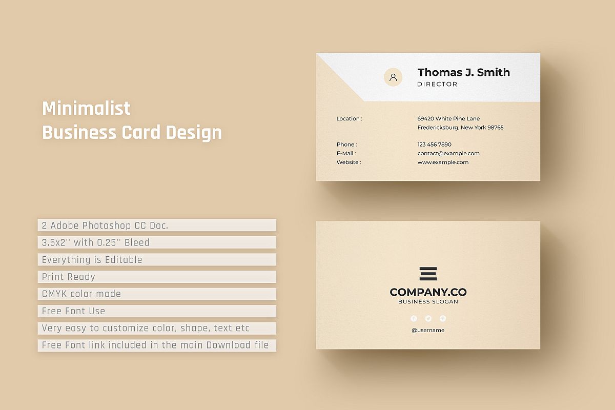 Minimalist Business Card Design