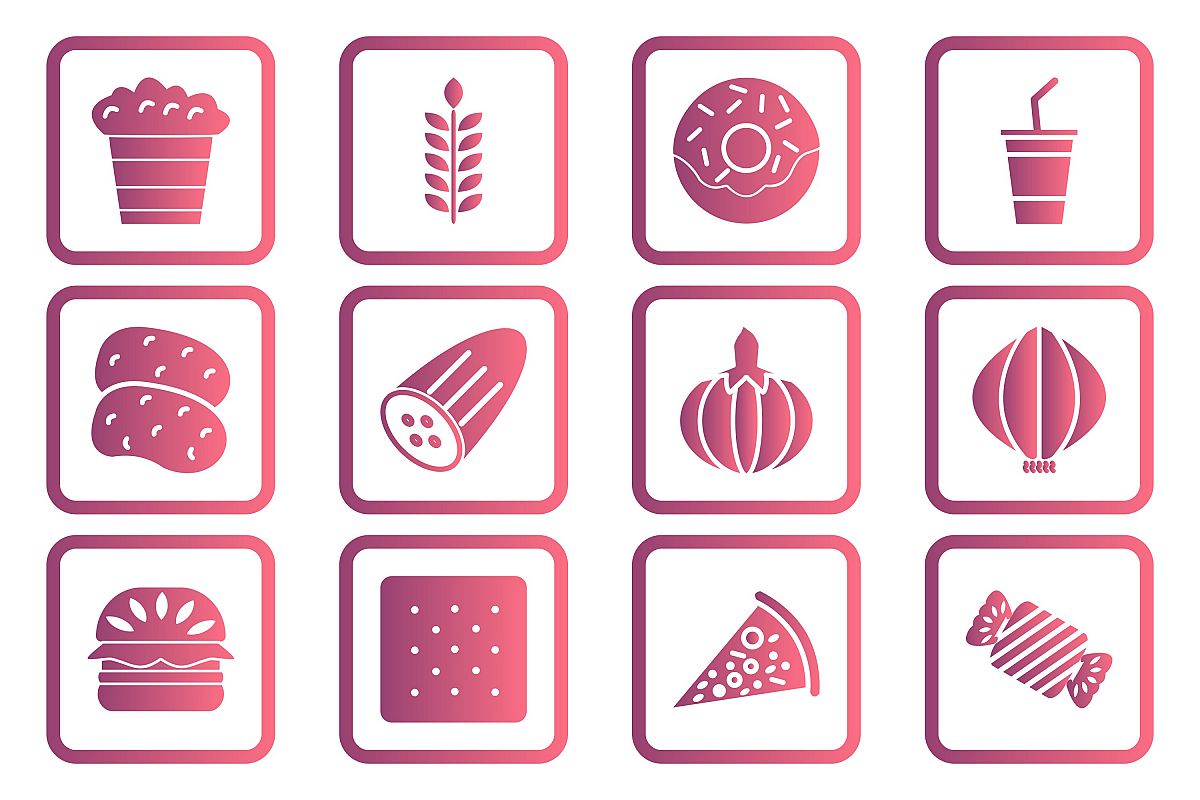 Set Of Food Icons example image 1