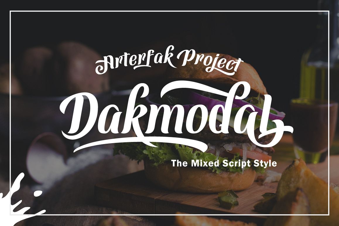 Dakmodal Typeface example image 1