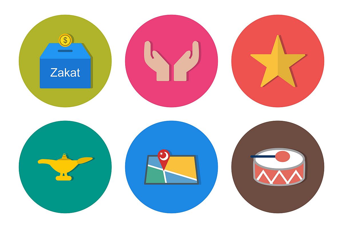 Set Of Ramadan Icons example image 1