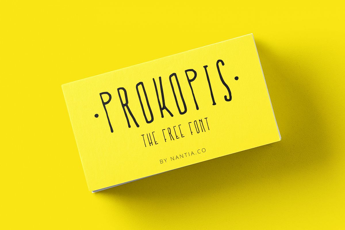 Prokopis font example image 1