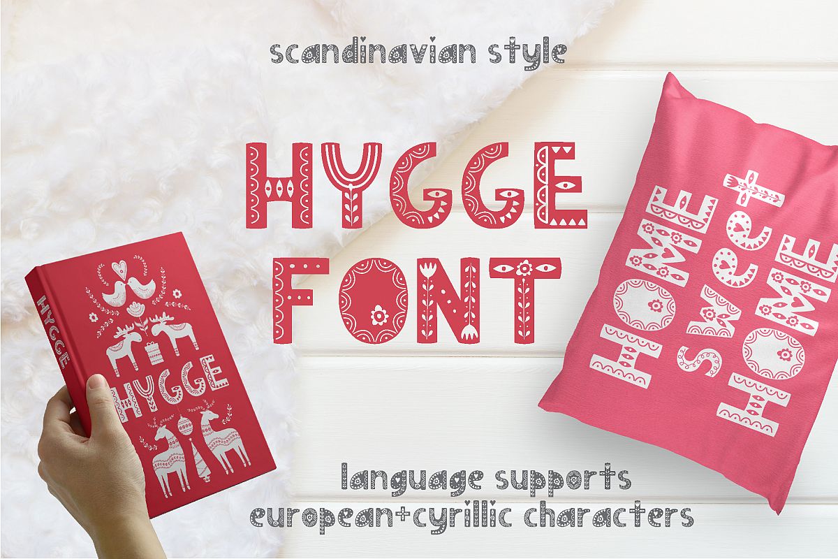 Hygge Scandinavian font example image 1