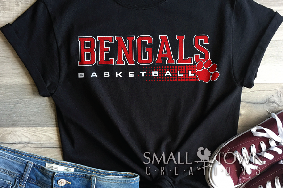 Bengal, Basketball, Sport, Team, Logo, PRINT, CUT, DESIGN example image 1