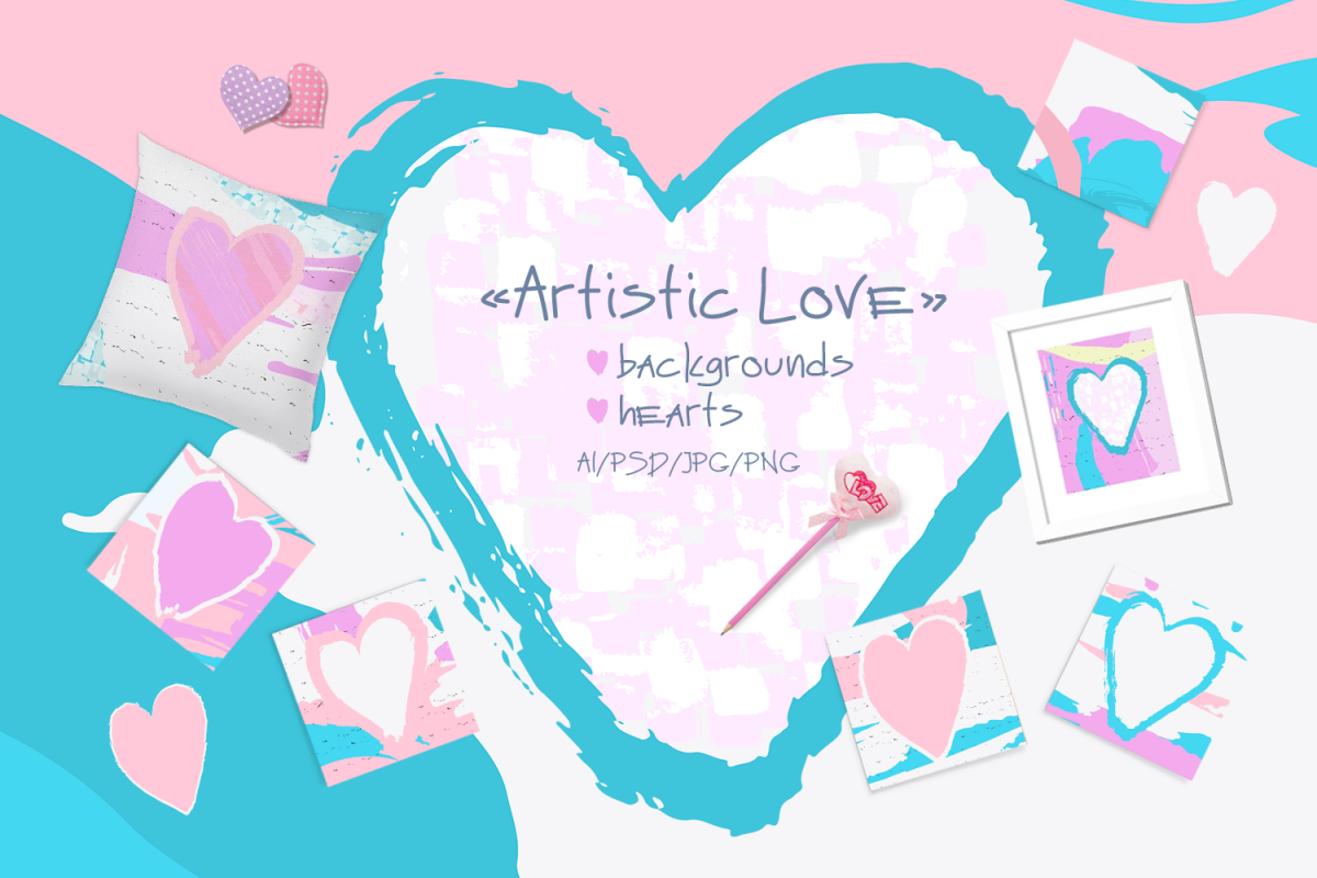 Artistic Love/Backgrounds example image 1