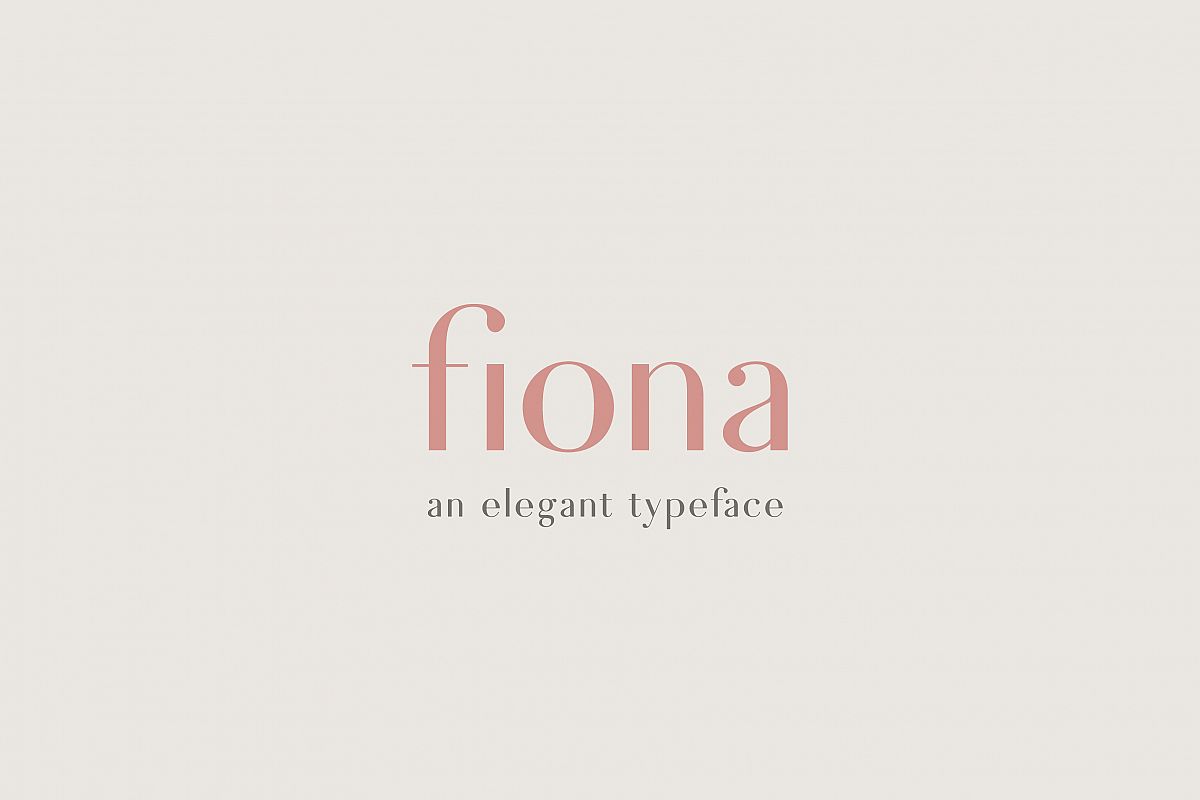 Fiona - An Elegant Typeface example image 1