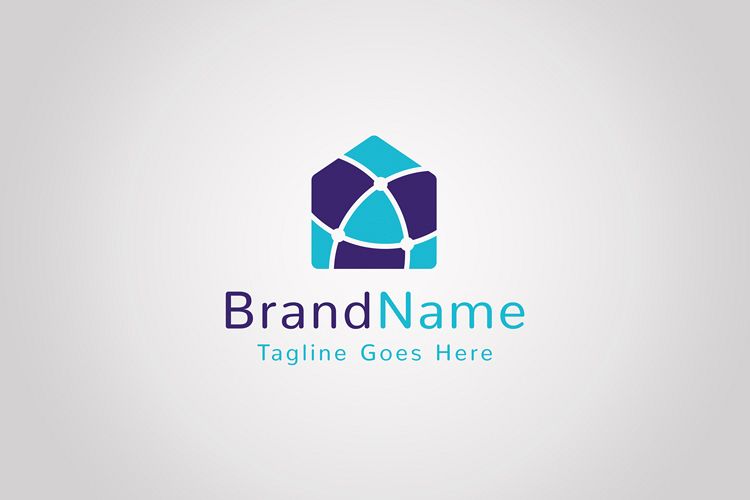 Global Network House Logo example image 1