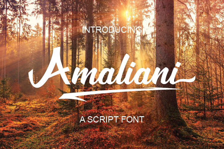 Amaliani Font example image 1