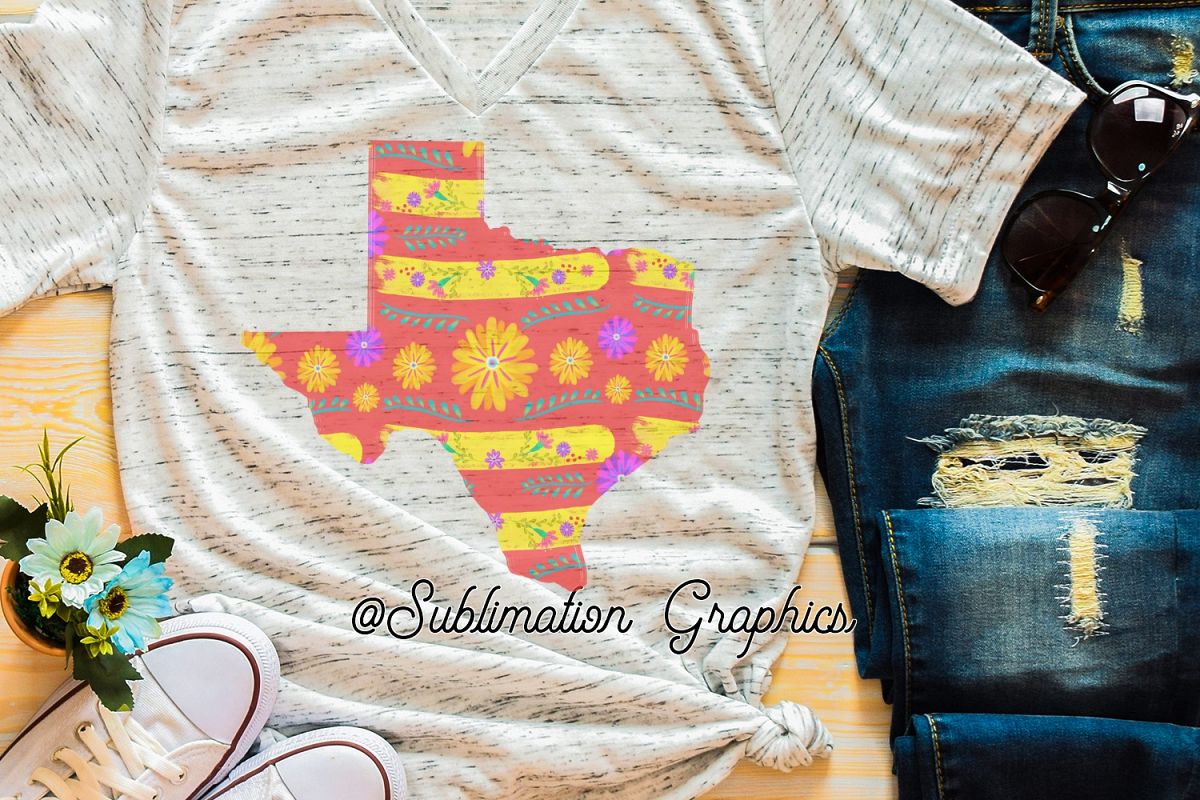 Texas Fiesta Sublimation Digital Download example image 1