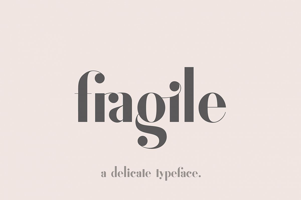 Fragile - A Delicate Typeface example image 1