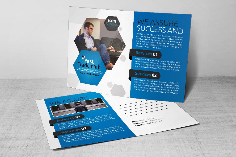Business Postcards Psd Files example image 1