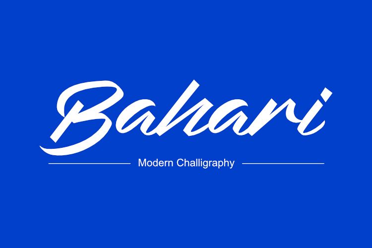 Bahari Typeface example image 1