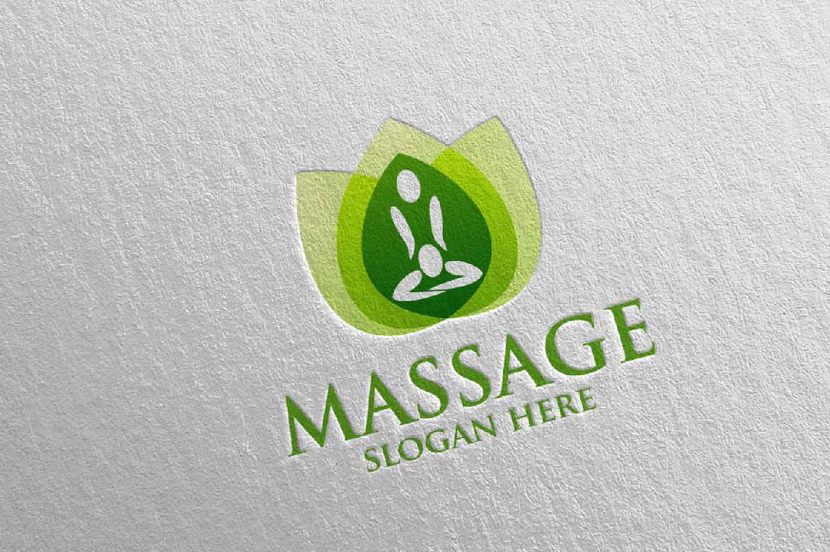 Massage Logo Design 14 example image 1