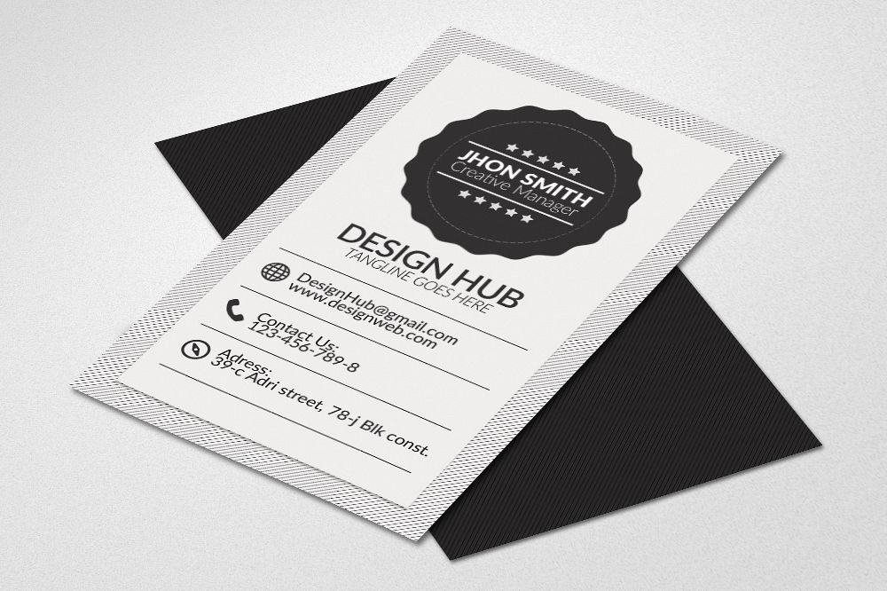 Retro Business Visitig Cards example image 1