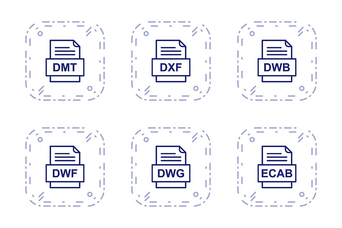 Set Of File Formats Icons example image 1