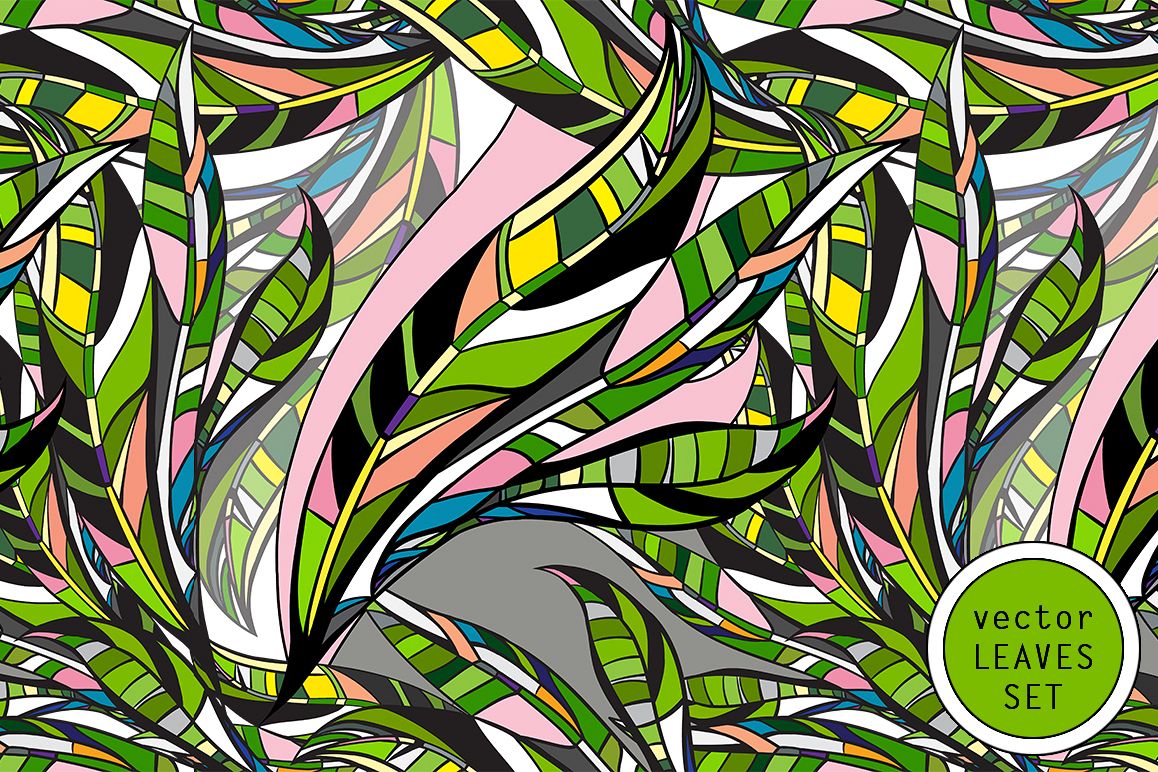 LEAVES vector collection. example image 1
