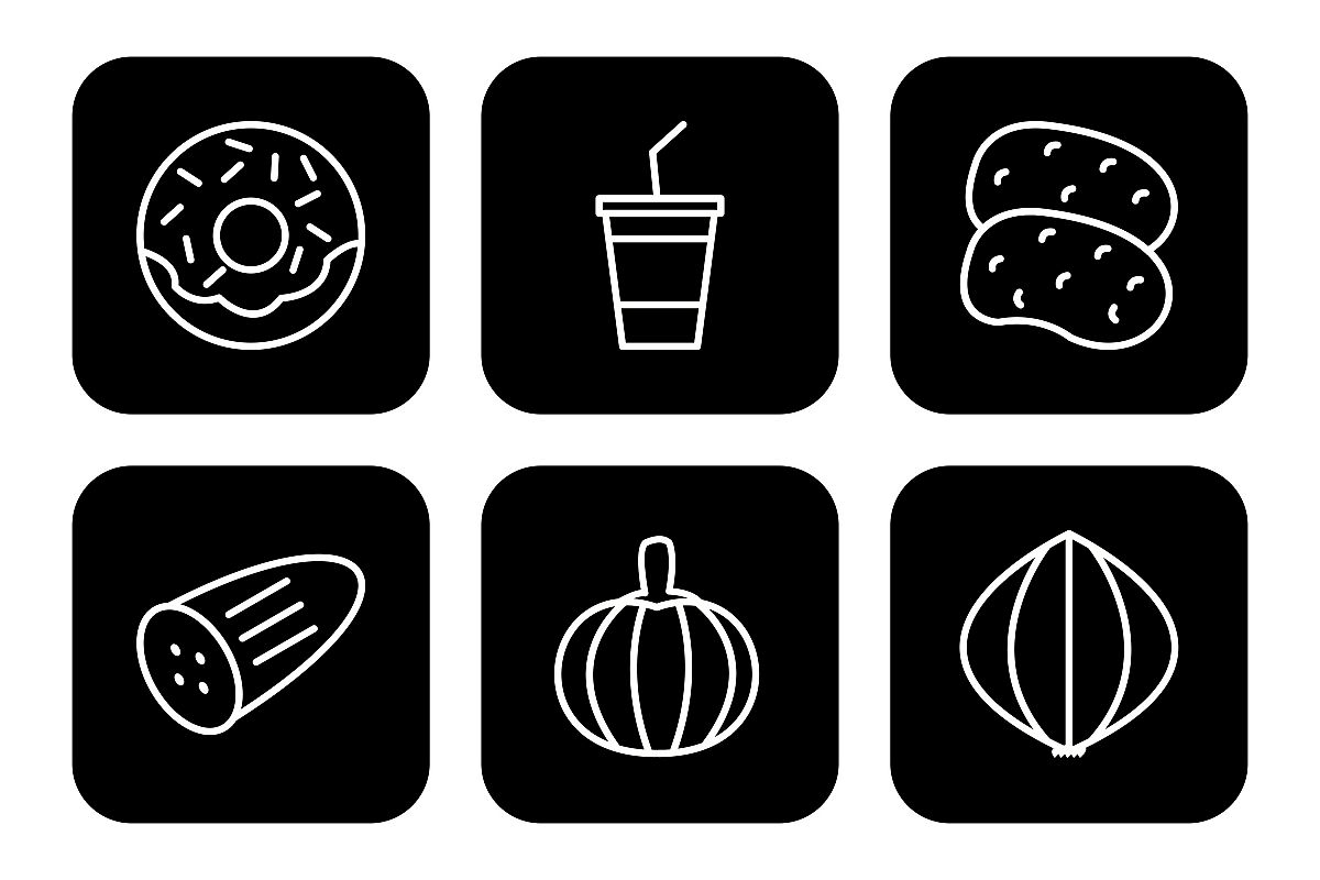 Set Of Food Icons example image 1