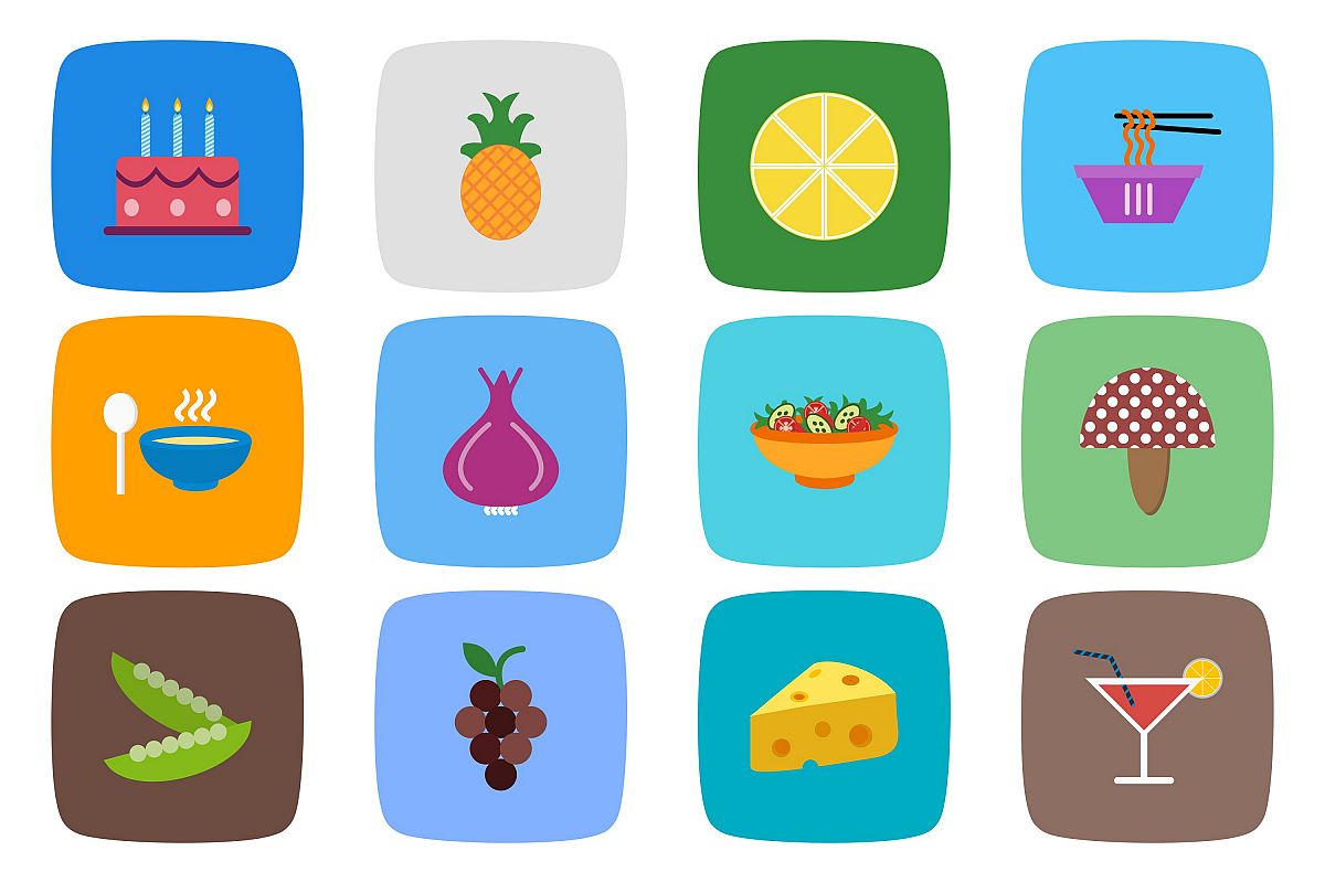 Set Of Food Icons example image 1