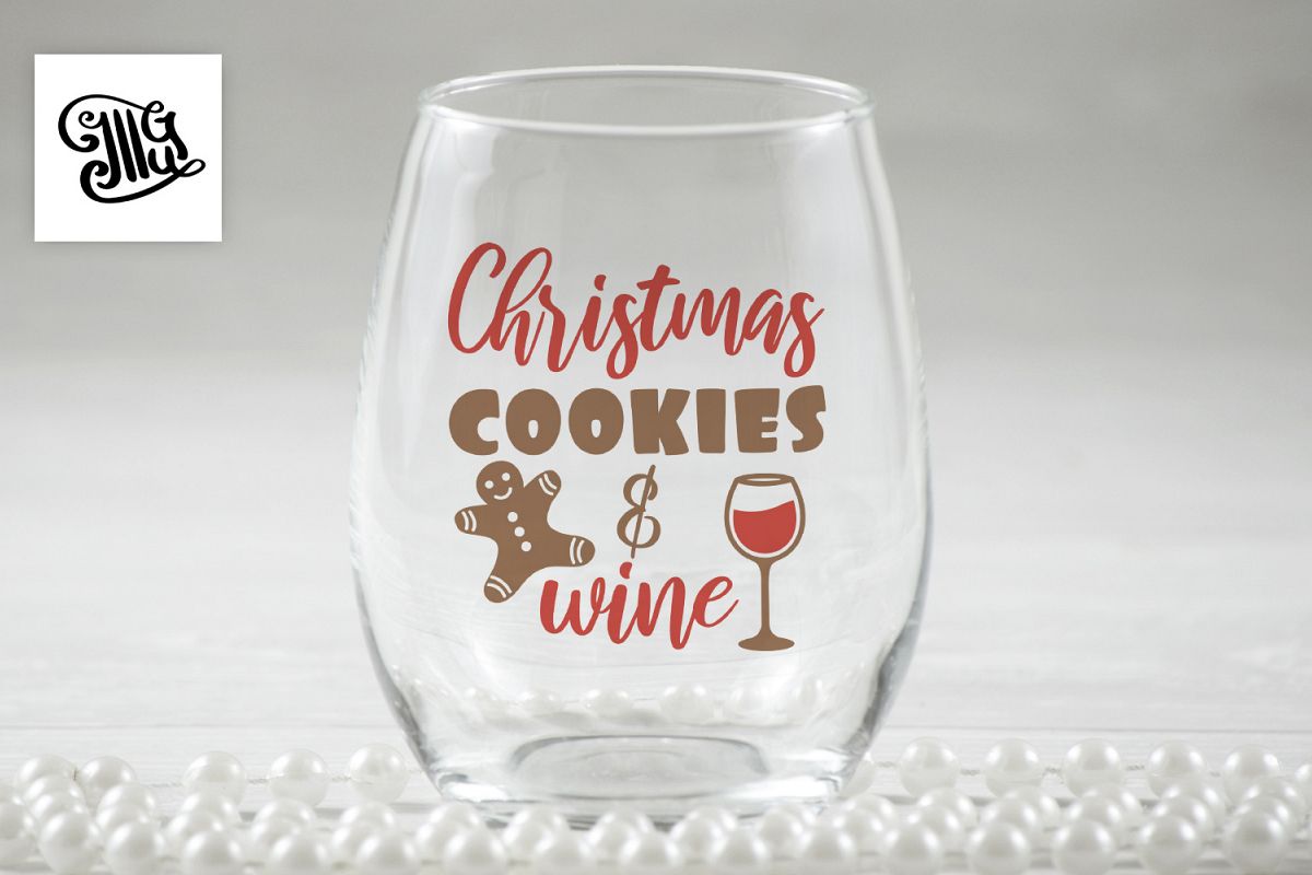 Christmas cookies and wine - Christmas wine example image 1