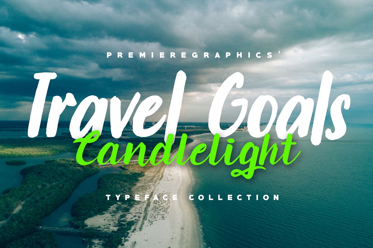 Travel Goals & Candlelight - Font Collection example image 1